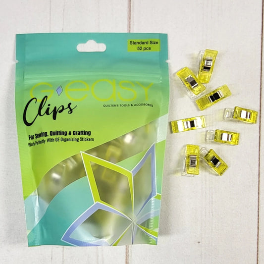 GEasy Clips Standard by GE Designs - Yellow