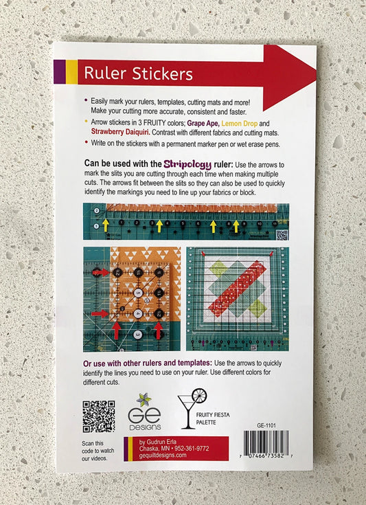 GEasy Ruler Stickers by GE Designs - Fruity Palette (Expected Late November 2025)