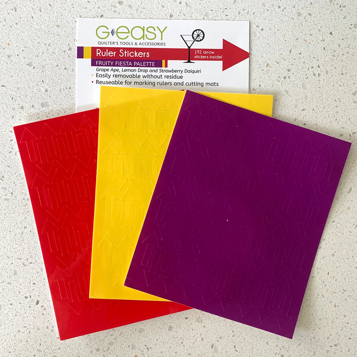 GEasy Ruler Stickers by GE Designs - Fruity Palette (Expected Late November 2025)