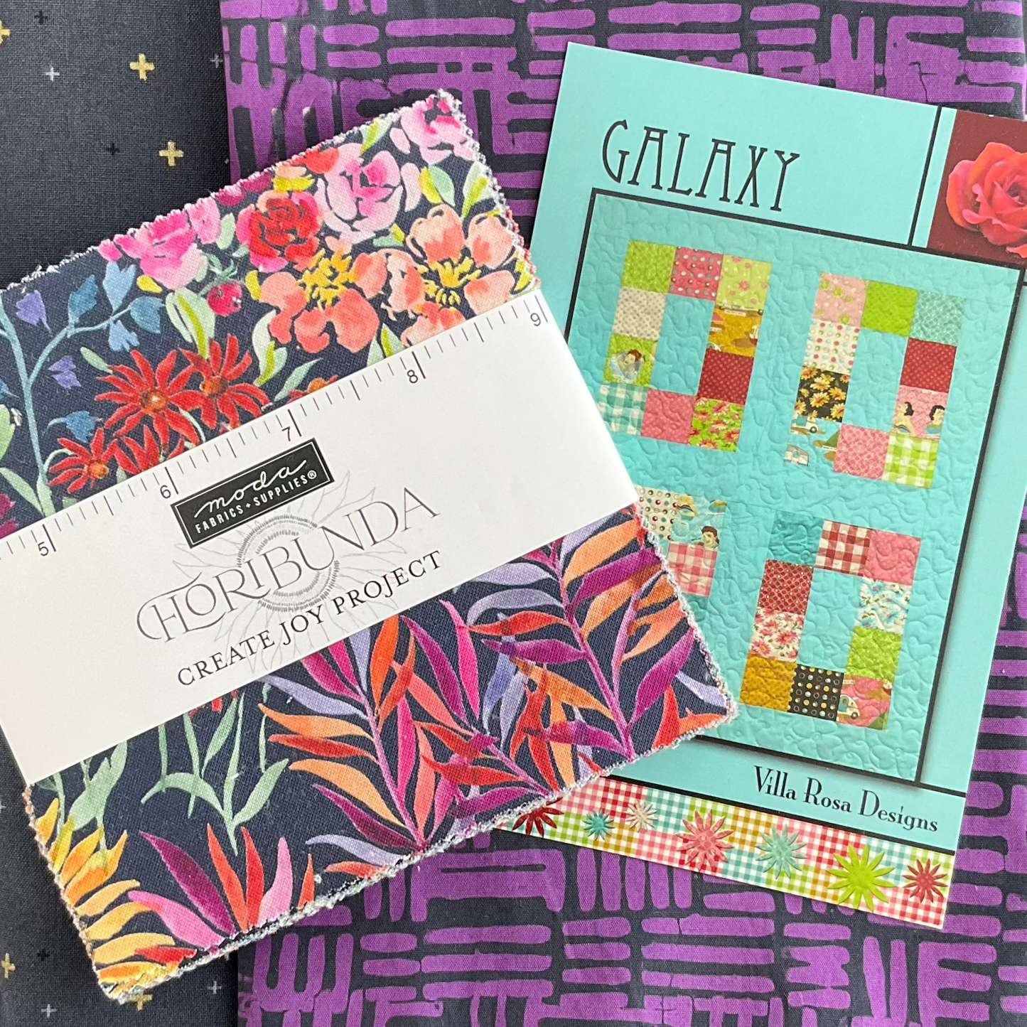 Galaxy Quilt Kit Featuring Floribunda by Create Joy Project