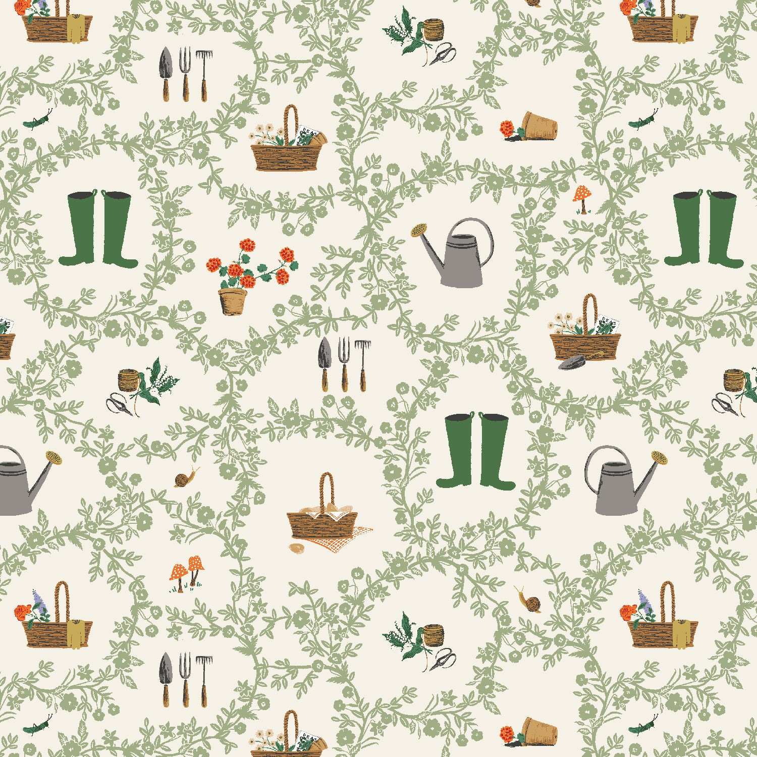 Garden Club by Rifle Paper Co. : Garden Club Cream RP1900-CR2