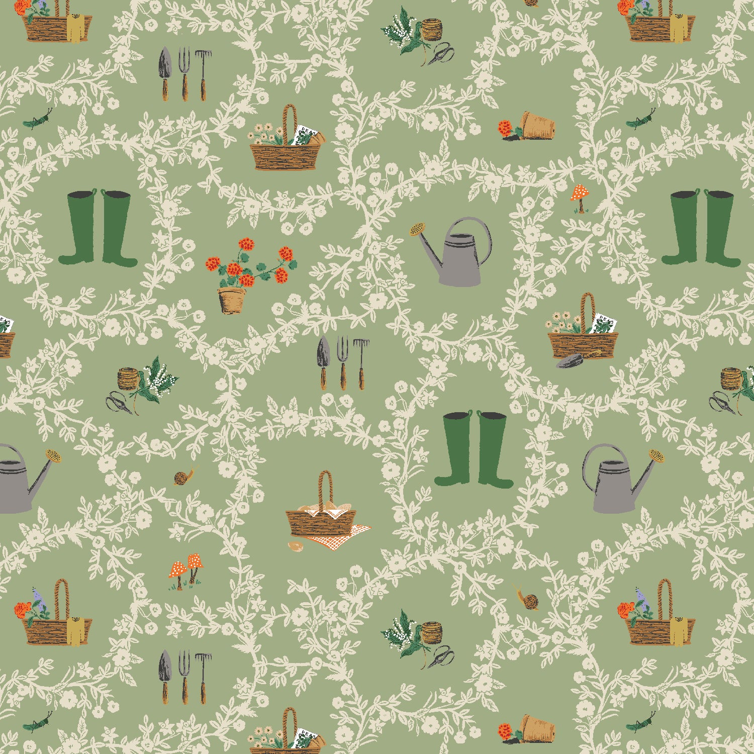 Garden Club by Rifle Paper Co. : Garden Club Sage RP1900-MO3