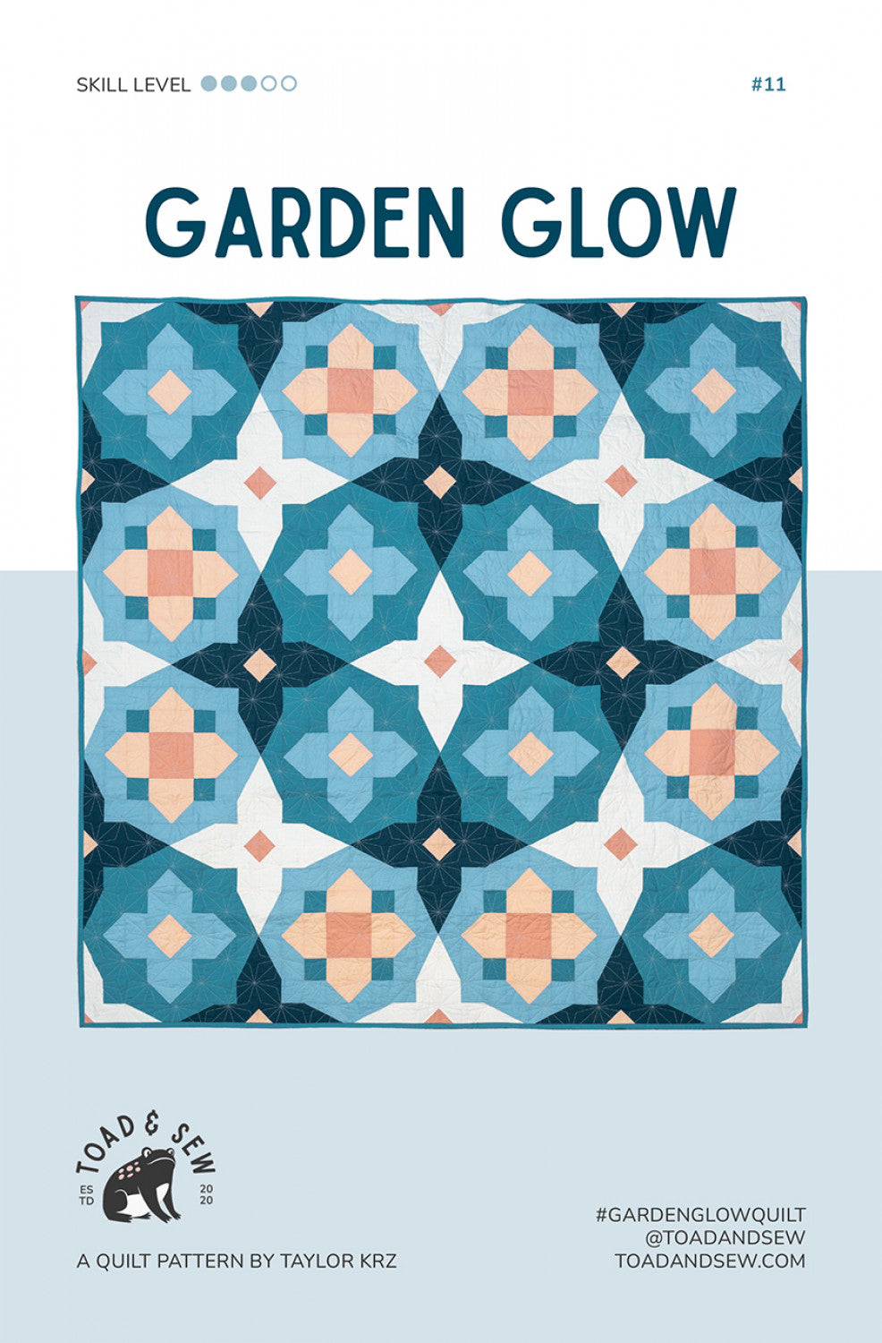 Garden Glow Quilt Pattern by Toad & Sew