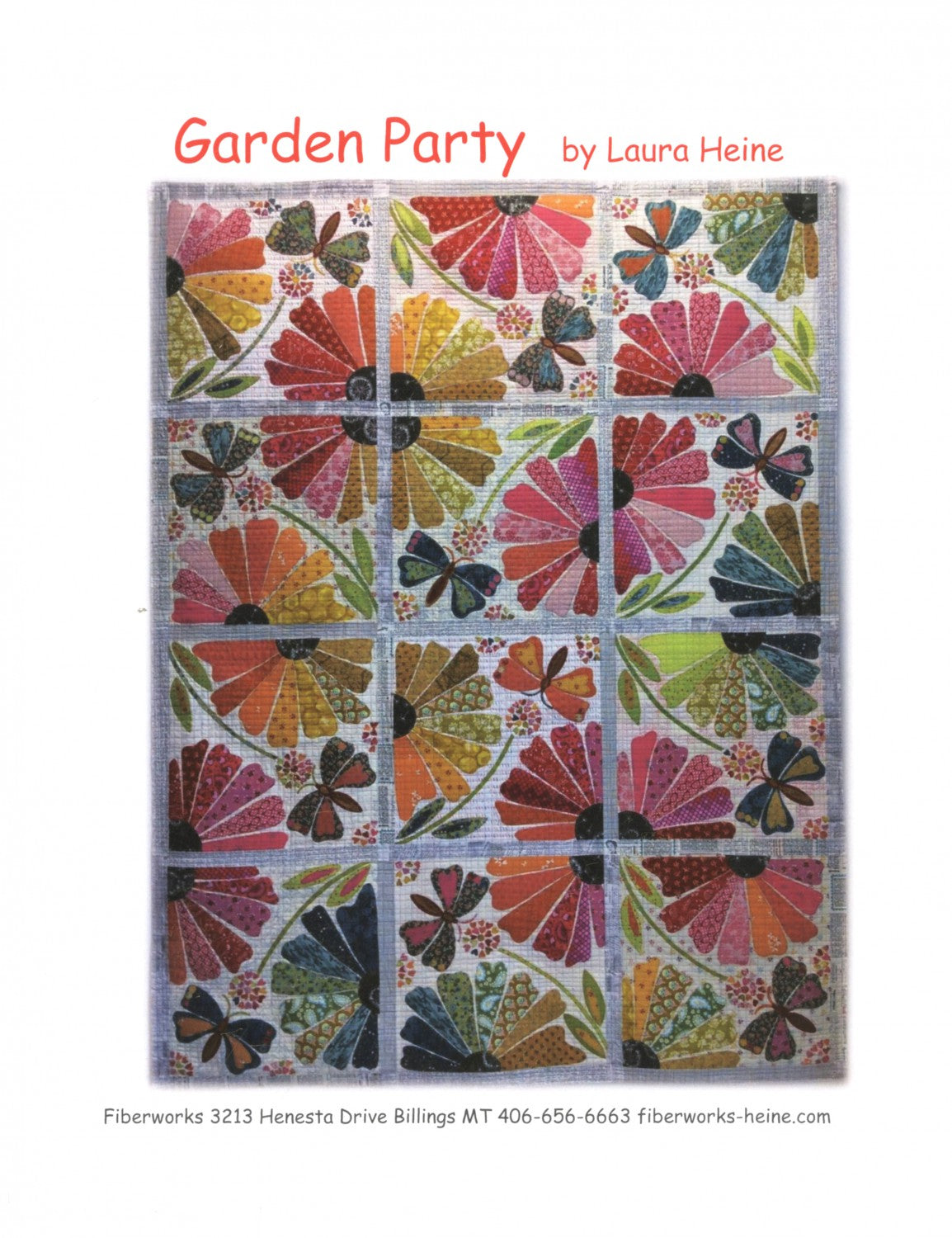Garden Party Collage Pattern by Laura Heine