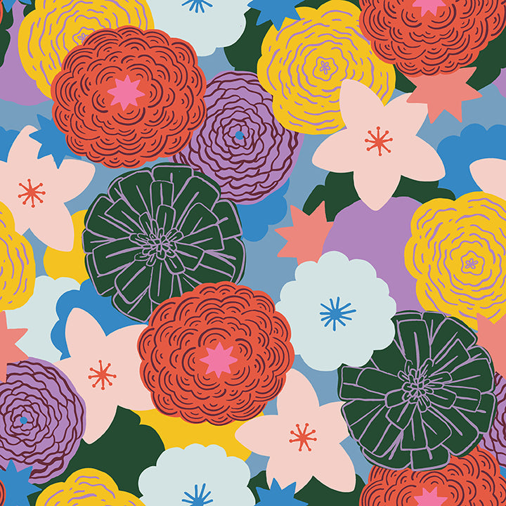 Garden Party by Crissie Rodda : Flat Fat Stack 10 PC 120FQGP