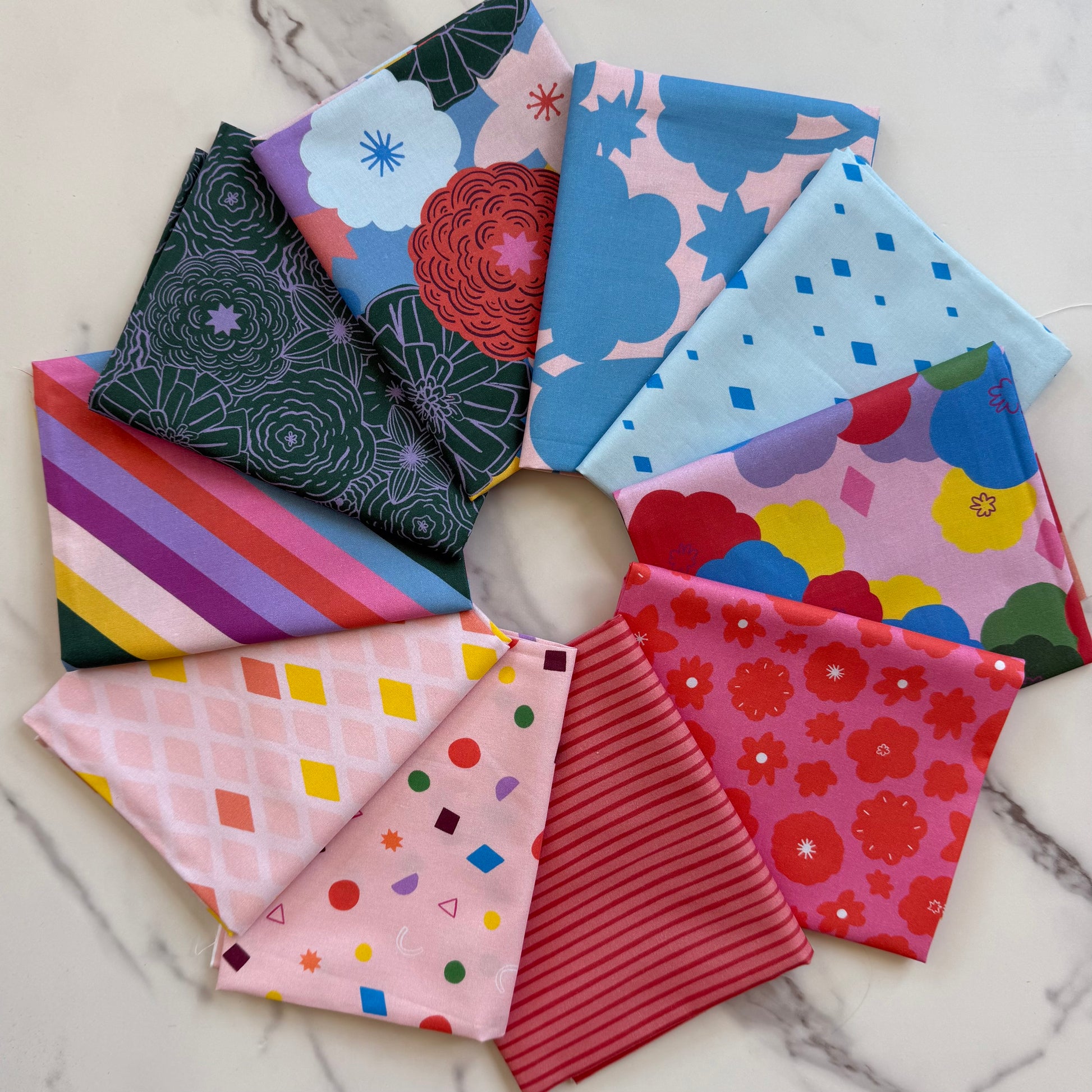 Garden Party by Crissie Rodda : Flat Fat Stack 10 PC 120FQGP