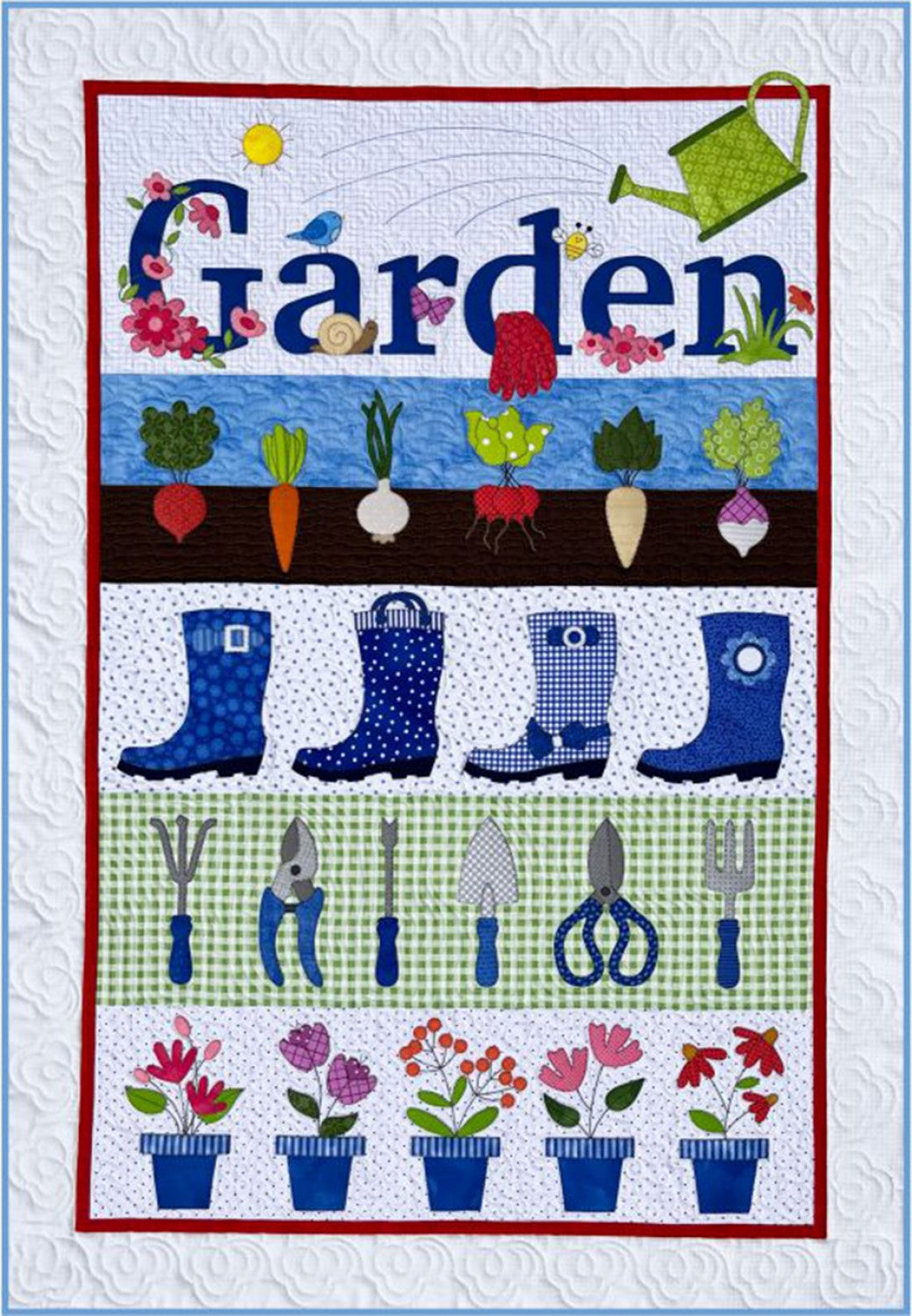 Garden Ready Appliqué Quilt Pattern by Amy Bradley