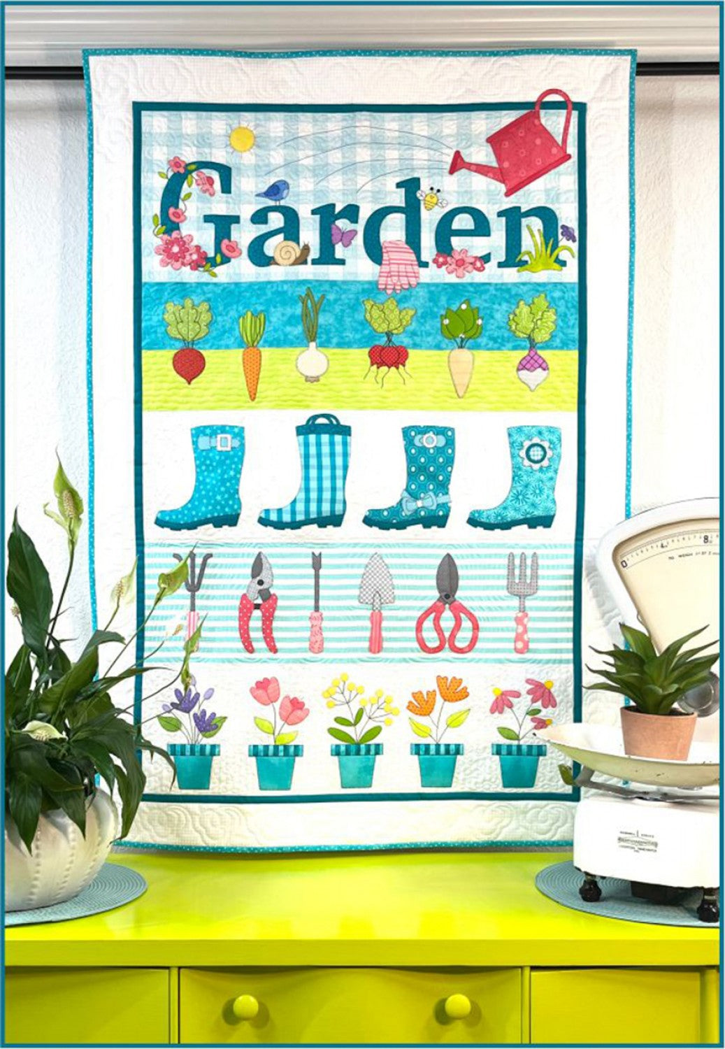 Garden Ready Appliqué Quilt Pattern by Amy Bradley