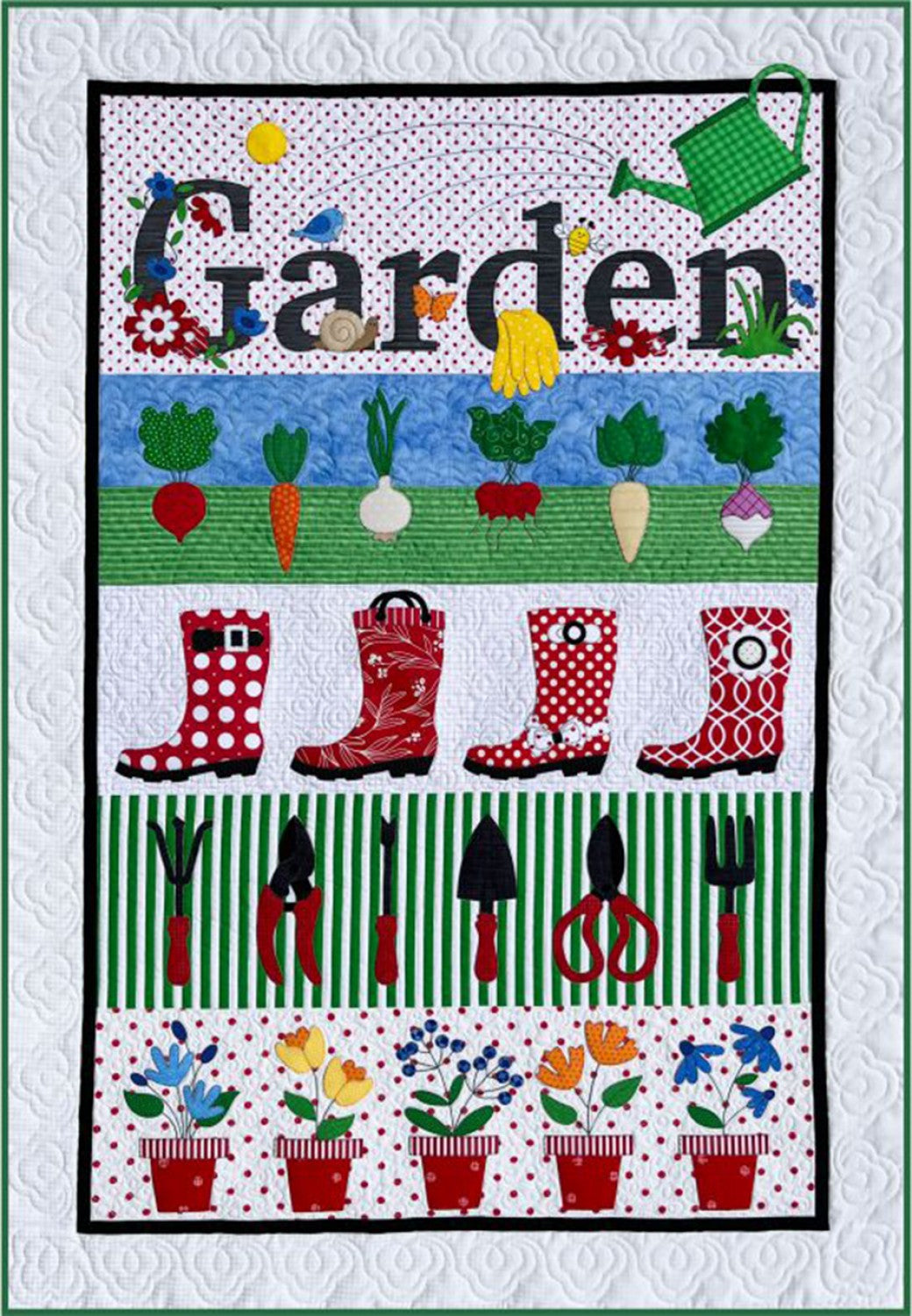 Garden Ready Appliqué Quilt Pattern by Amy Bradley