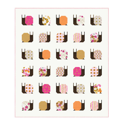 Garden Snails Quilt Pattern by Pen + Paper Patterns