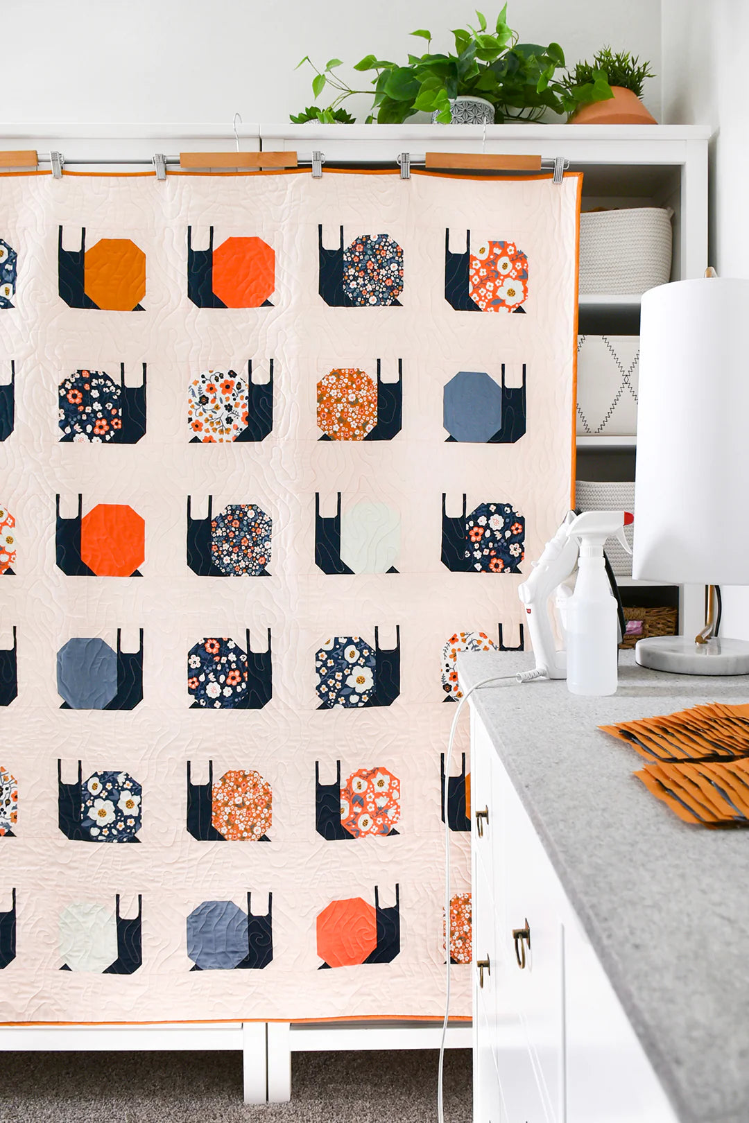 Garden Snails Quilt Pattern by Pen + Paper Patterns