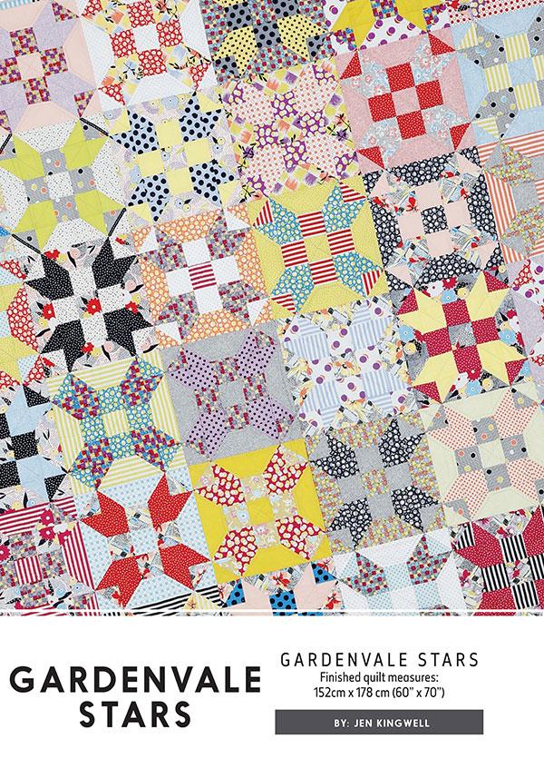 Gardenvale Stars Pattern by Jen Kingwell Designs - Special Order