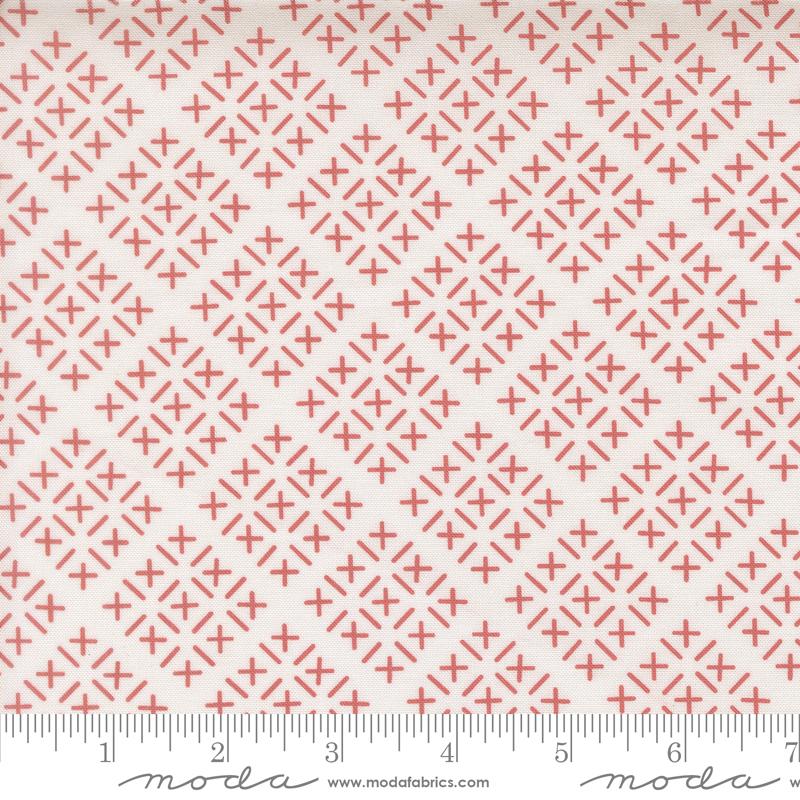 Gathered Bonbons by Jen Kingwell : Chicken Scratch Blush 18302 11