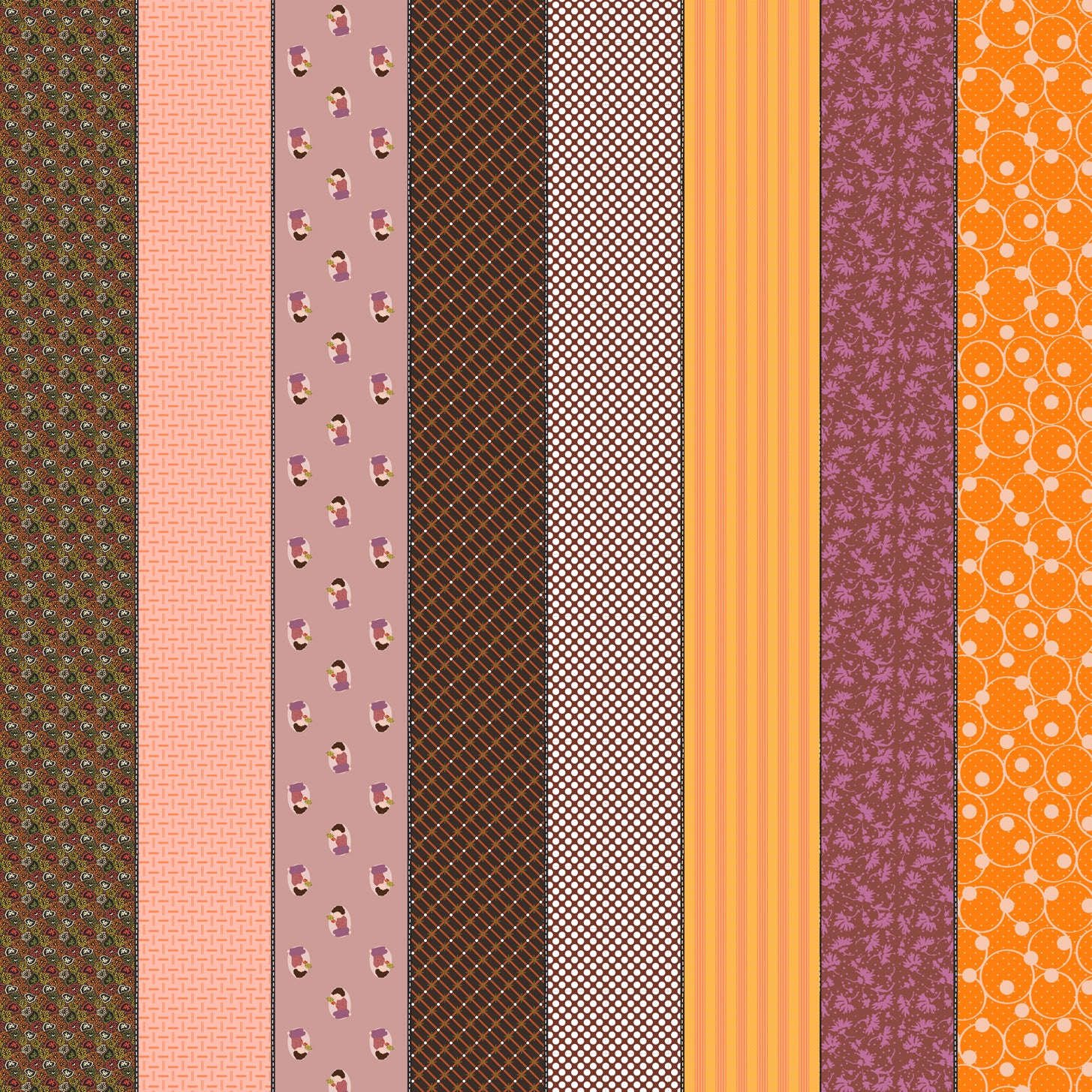 Gathered Lollies by Jen Kingwell : Fabric Bundles