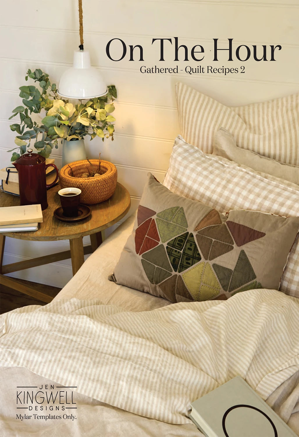 Gathered - Quilt Recipes 2 by Jen Kingwell Designs : On The Hour Mylar Template Set