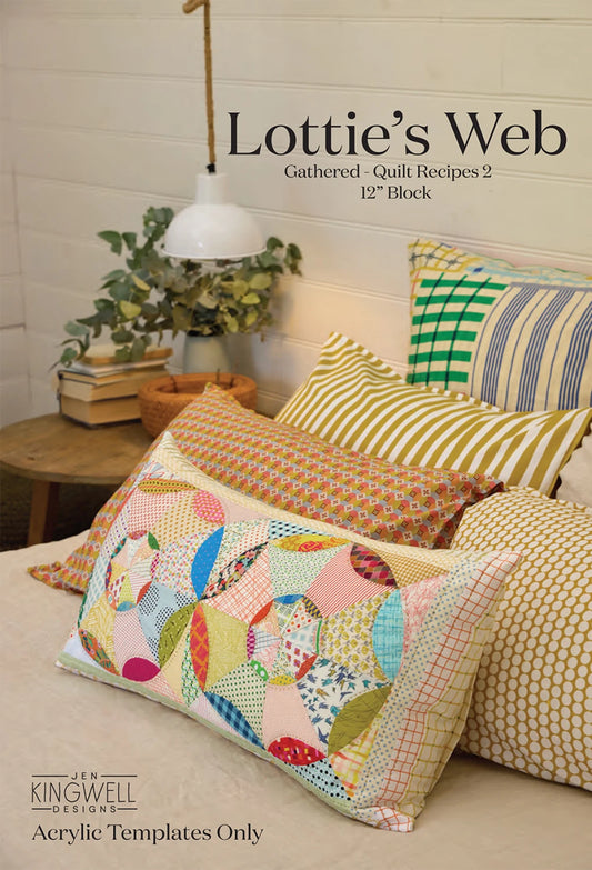 Gathered - Quilt Recipes II Book & Templates by Jen Kingwell Designs - Estimated Arrival October 2025