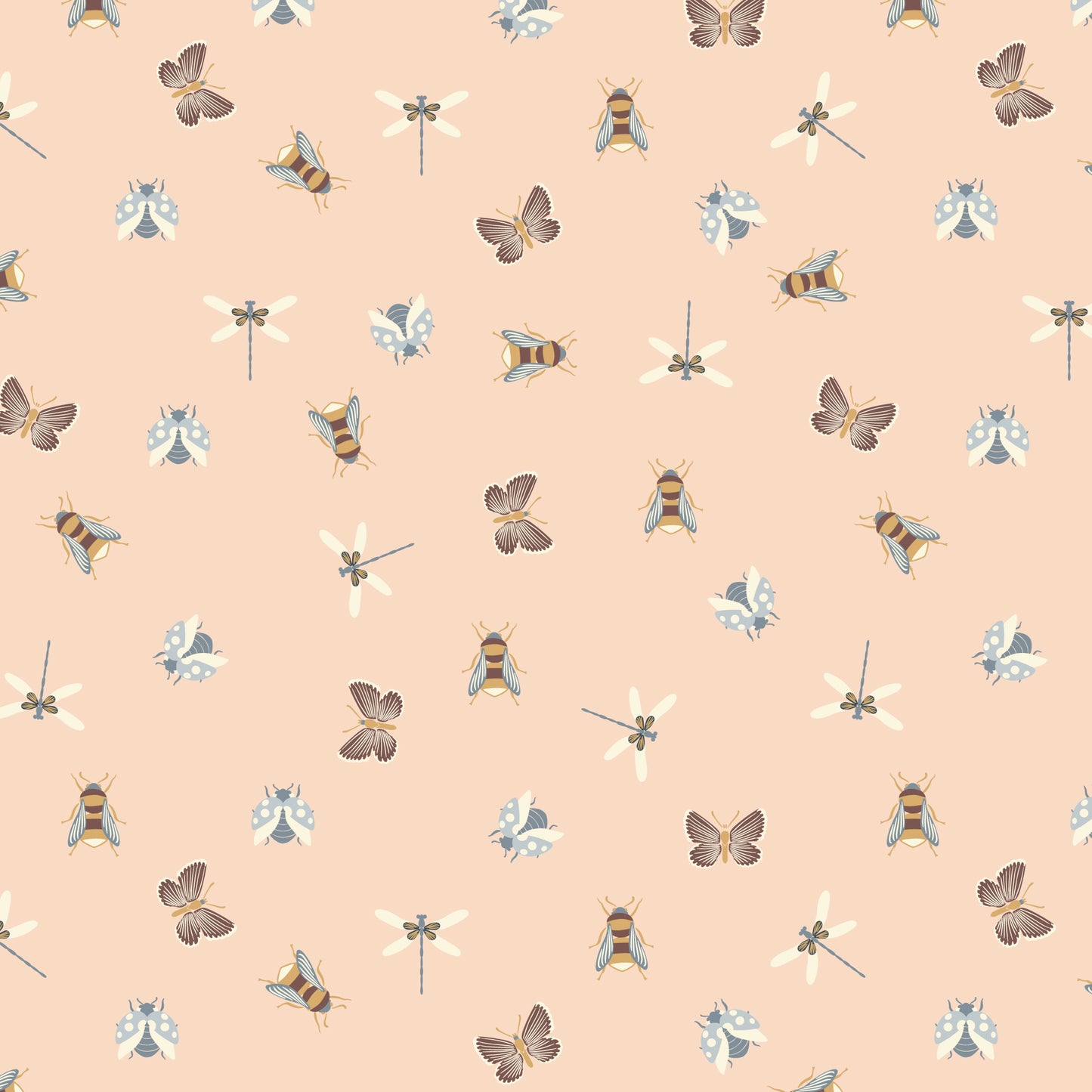 Gathering Light by House of Haricot : Garden Chorus Peach 2294-47
