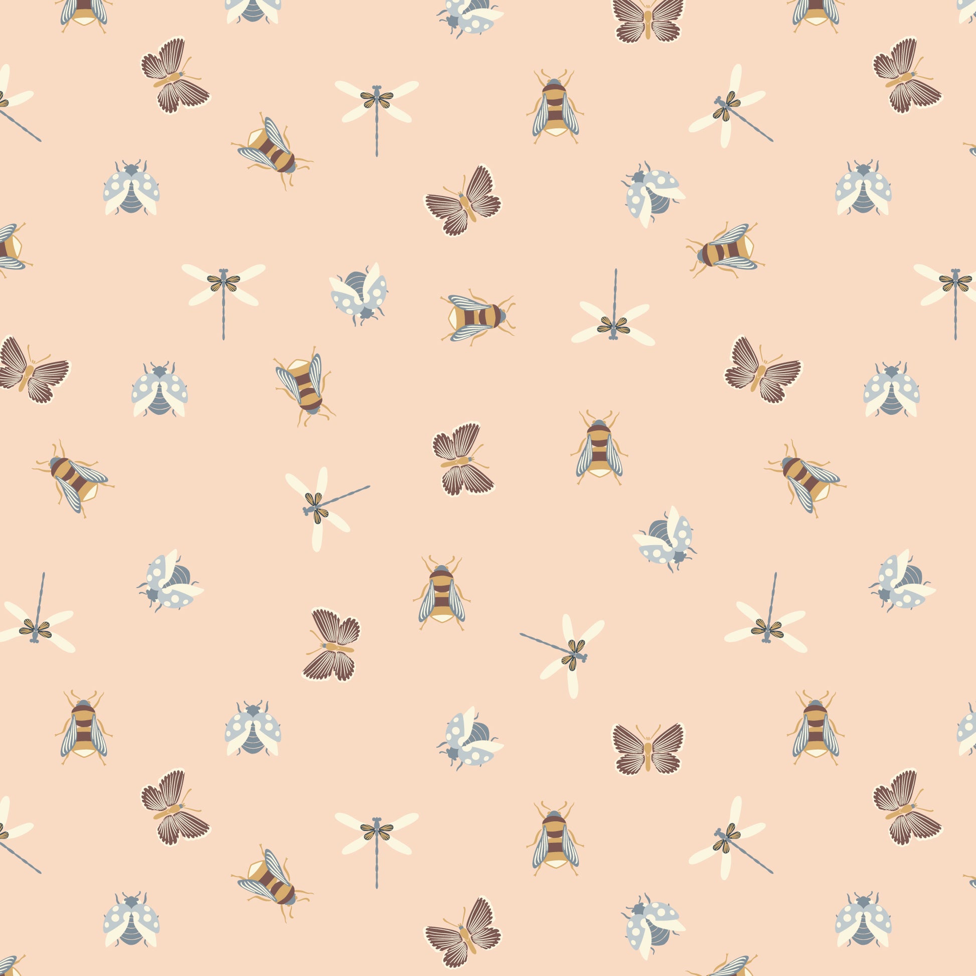 Gathering Light by House of Haricot : Garden Chorus Peach 2294-47