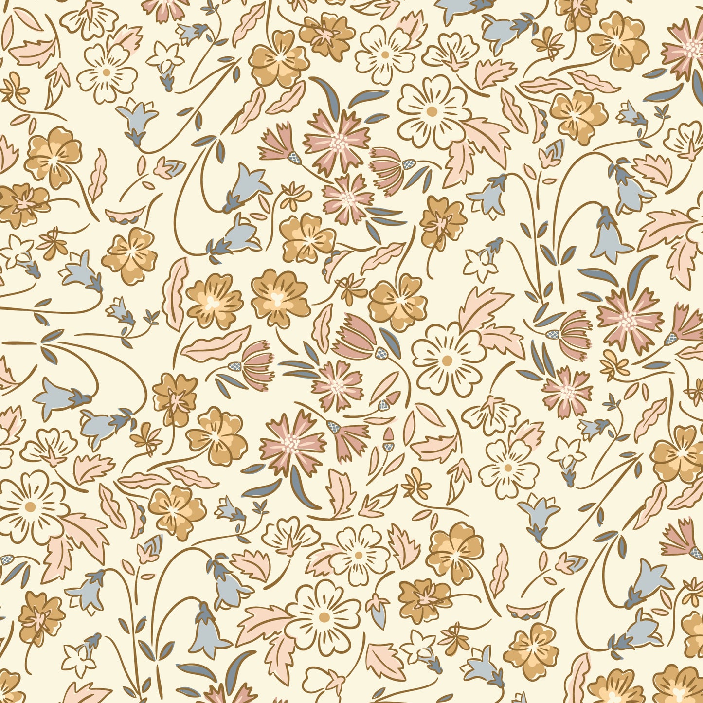 Gathering Light by House of Haricot : Golden Scatter Ivory 2294-49