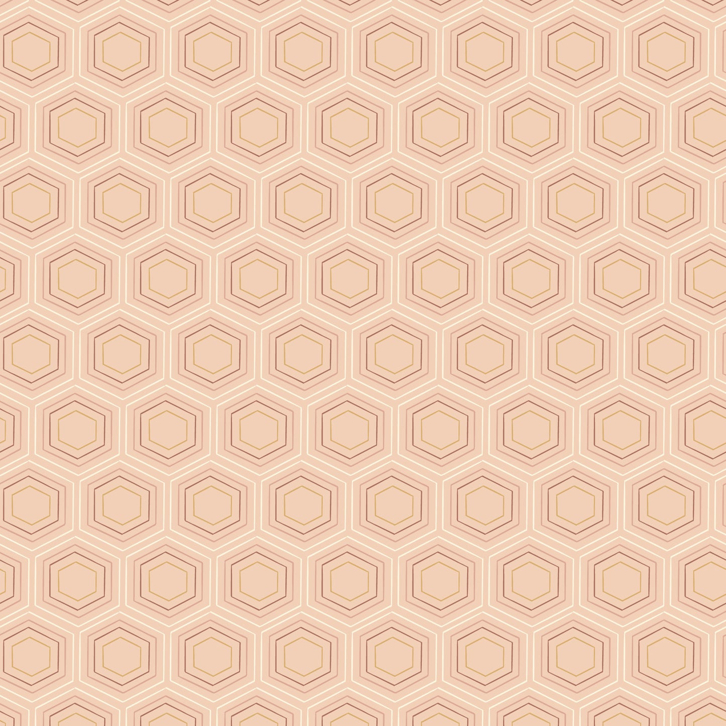 Gathering Light by House of Haricot : Honeycomb Dreams Peach 2294-38