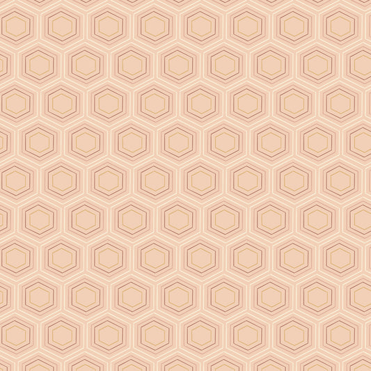 Gathering Light by House of Haricot : Honeycomb Dreams Peach 2294-38