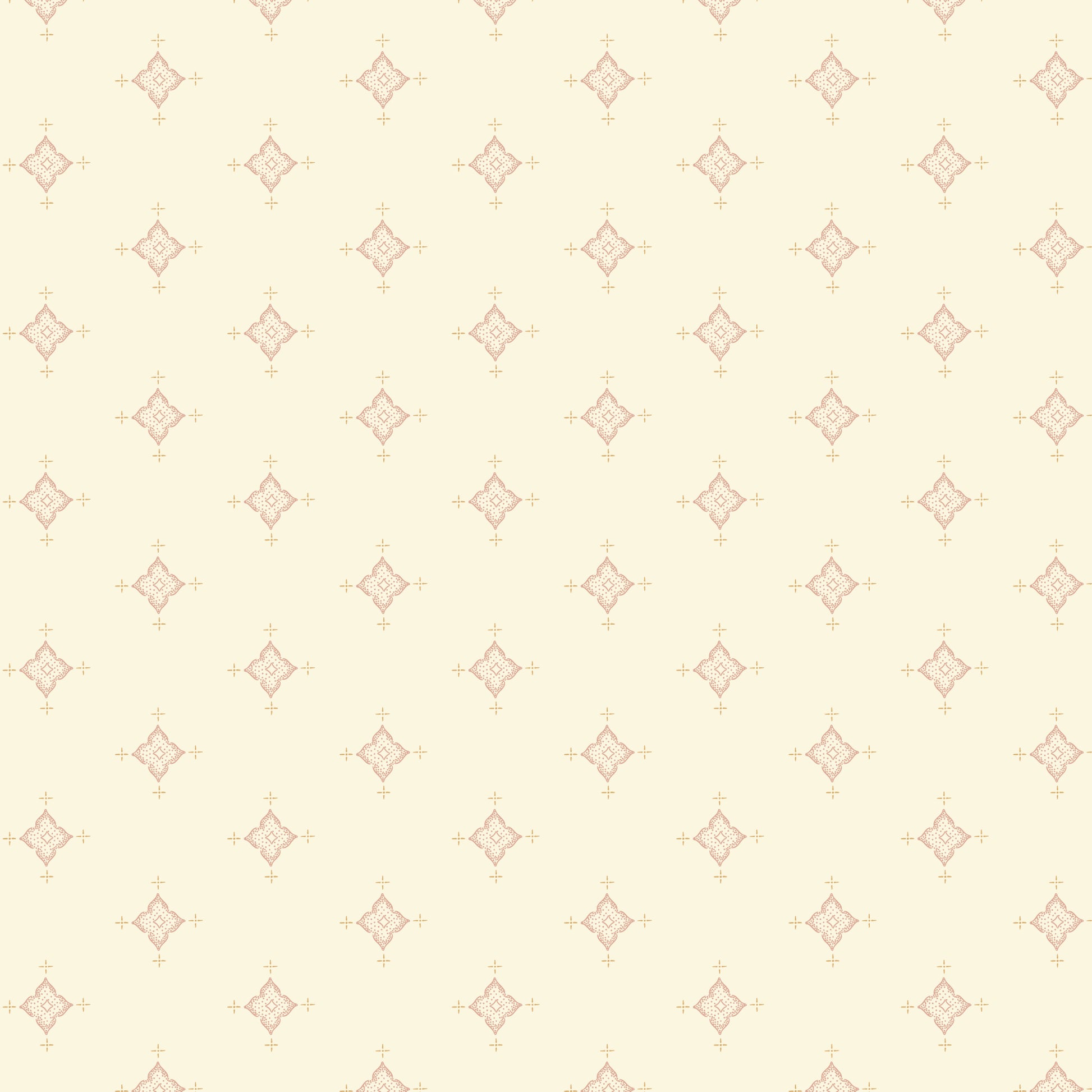 Gathering Light by House of Haricot : Petal Mosaic Ivory 2294-34