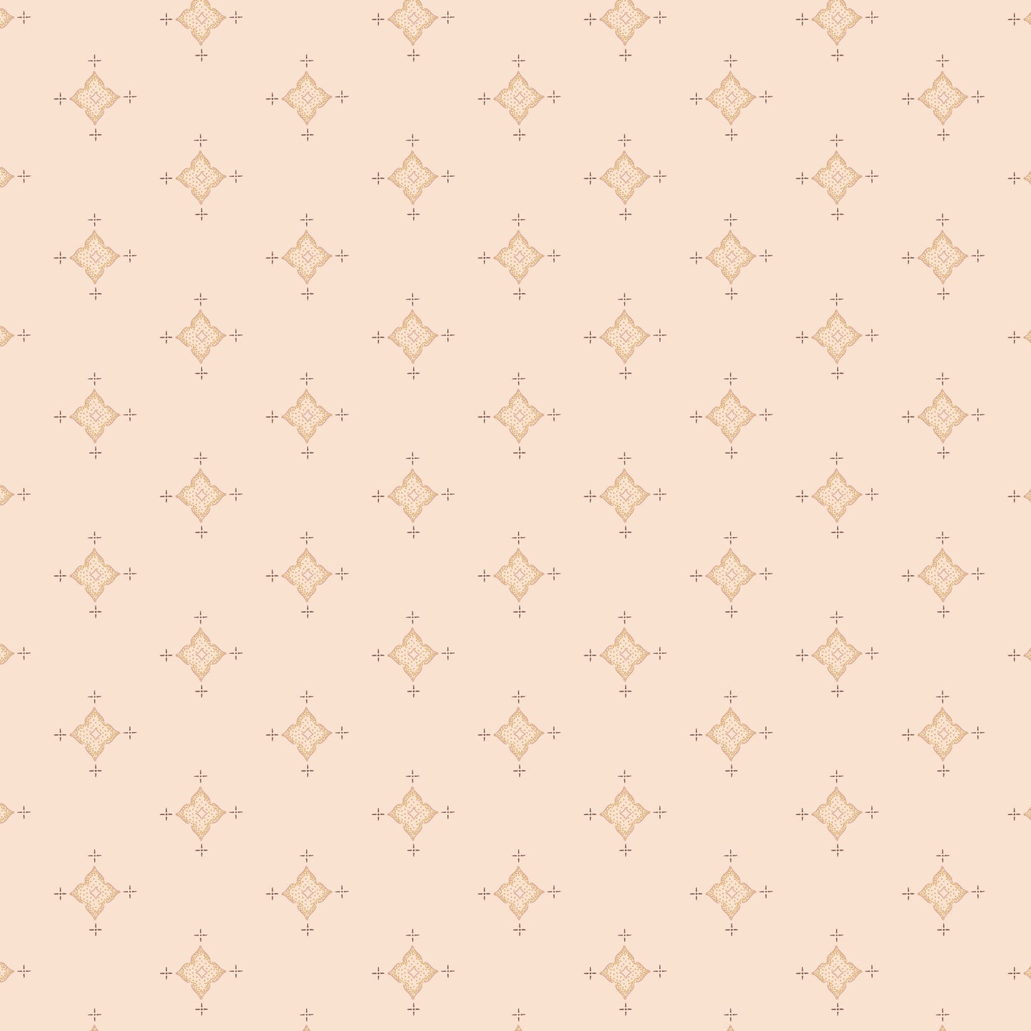 Gathering Light by House of Haricot : Petal Mosaic Peach 2294-35