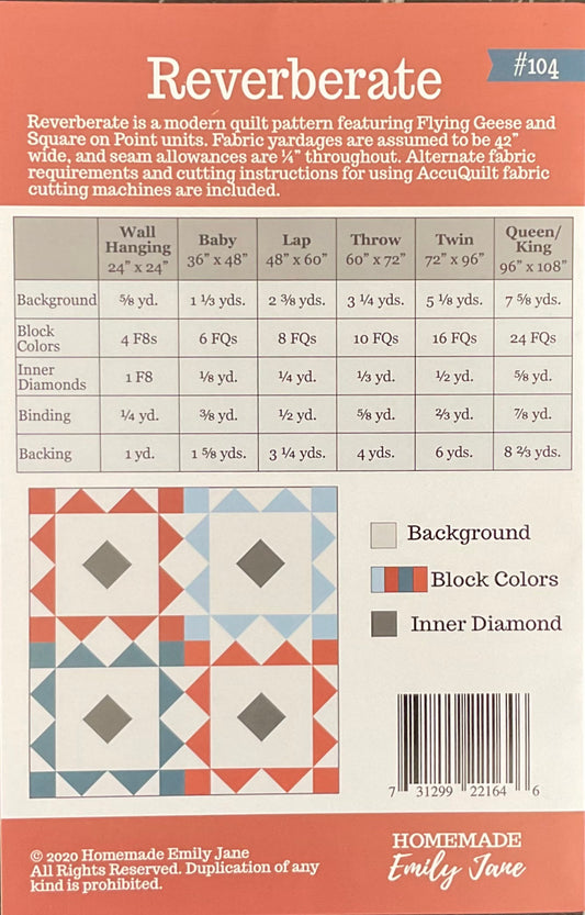 Gathering Light by House of Haricot : Reverberate Quilt Kit