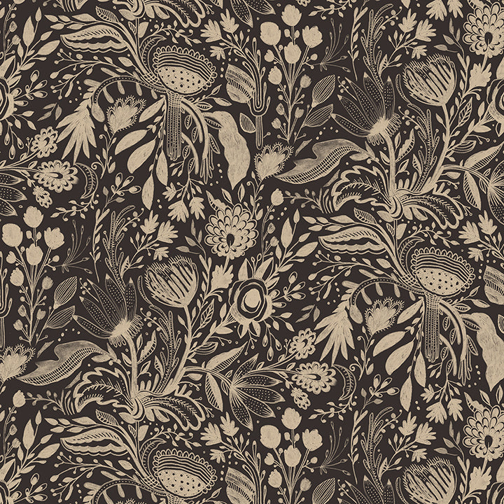 Gentle Warriors by Danielle Duer : Dreaming Colors Mocha 16578-76