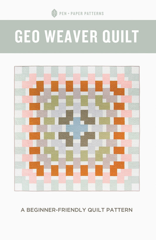 Geo Weaver Quilt Pattern by Pen + Paper Patterns