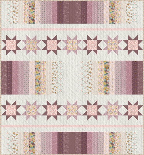 GeoBloom by Sewcial Bee Collective : Gradient Garden Quilt Kit