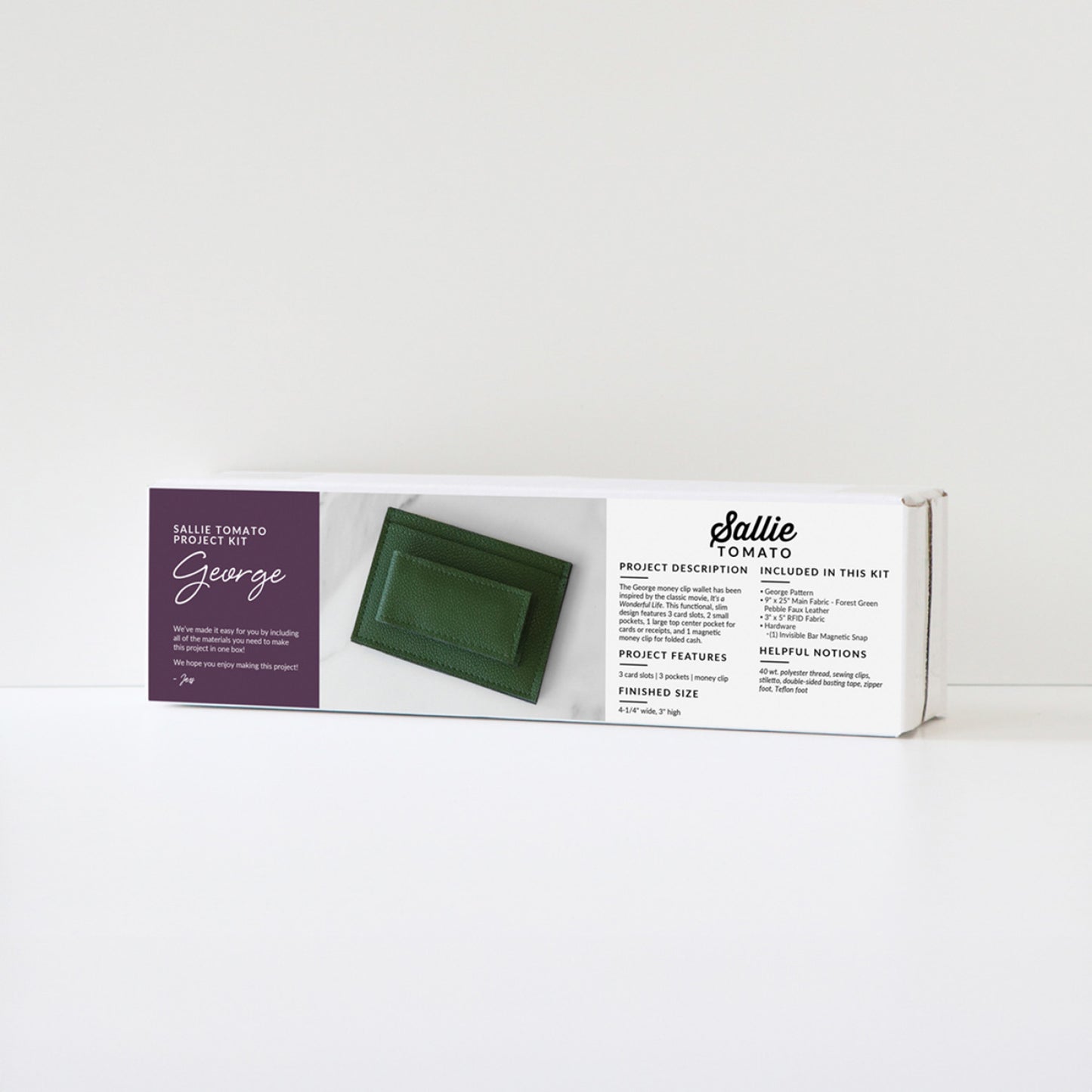 George Collection Money Clip Wallet Kit - Multiple Colors- Special Order