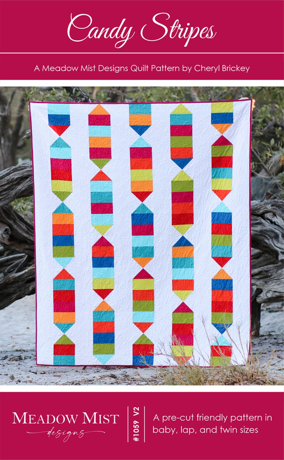 Ghostly Garden by KP Creates : Candy Stripes Quilt Kit