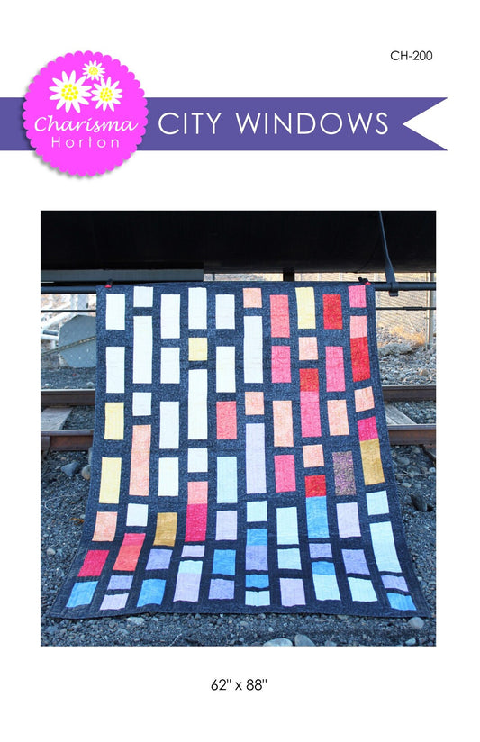 Ghostly Garden by KP Creates : City Windows Quilt Kit