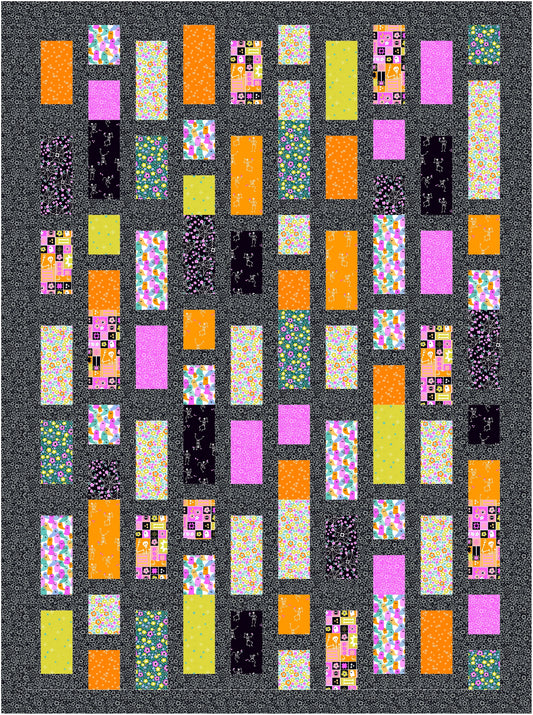 Ghostly Garden by KP Creates : City Windows Quilt Kit