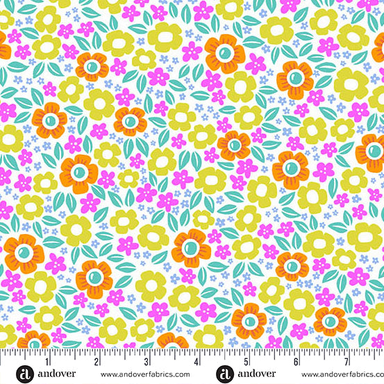 Ghostly Garden by KP Creates : Floral Fright Multi A-10197-L