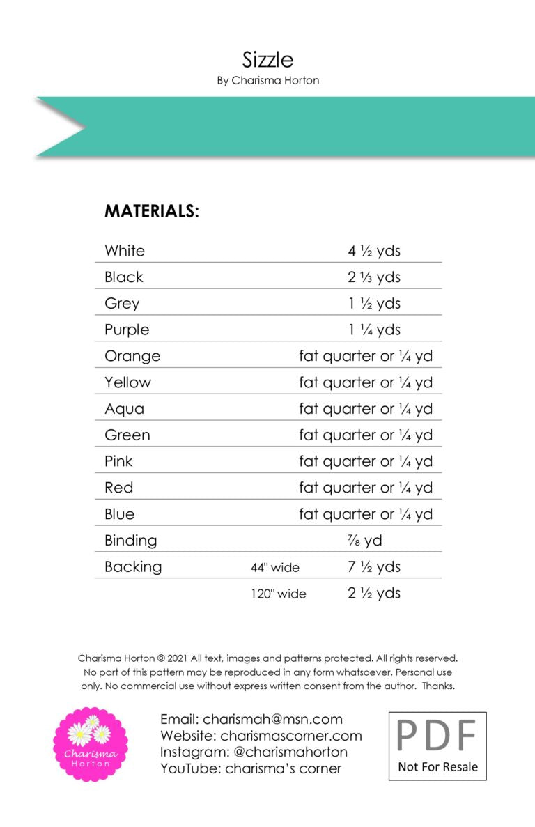 Ghostly Garden by KP Creates : Sizzle Quilt Kit