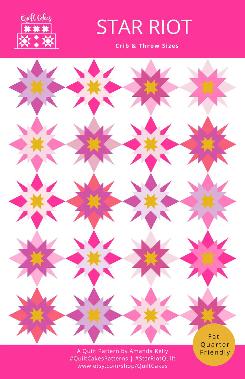 Ghostly Garden by KP Creates : Star Riot Quilt Kit