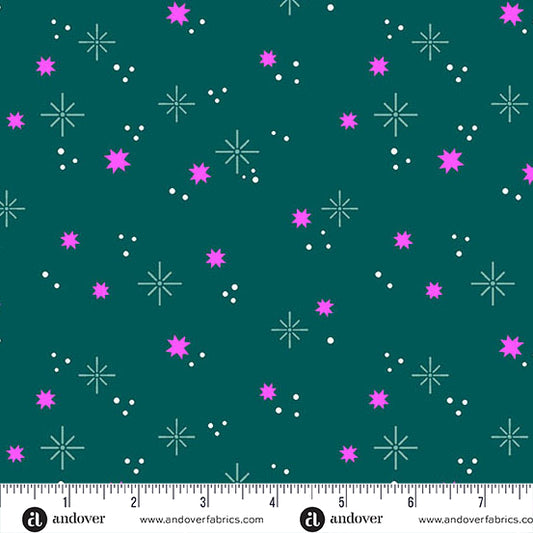 Ghostly Garden by KP Creates : Stardust Teal A-10201-T