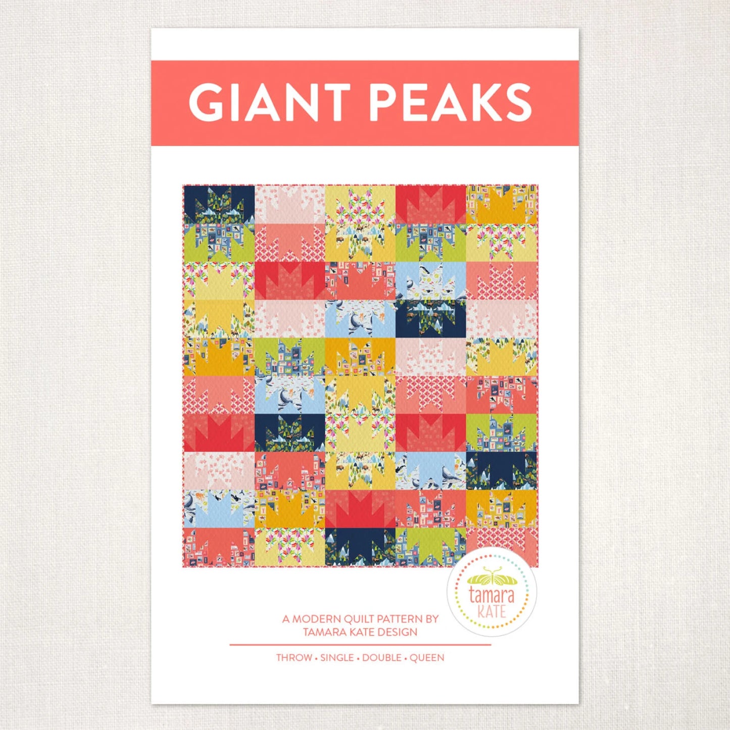 Giant Peaks Quilt Pattern by Tamara Kate