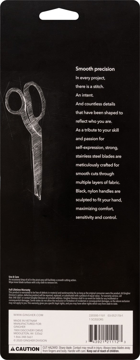 Gingher 8in Featherweight Bent Trimmers # 220300 - Special Order