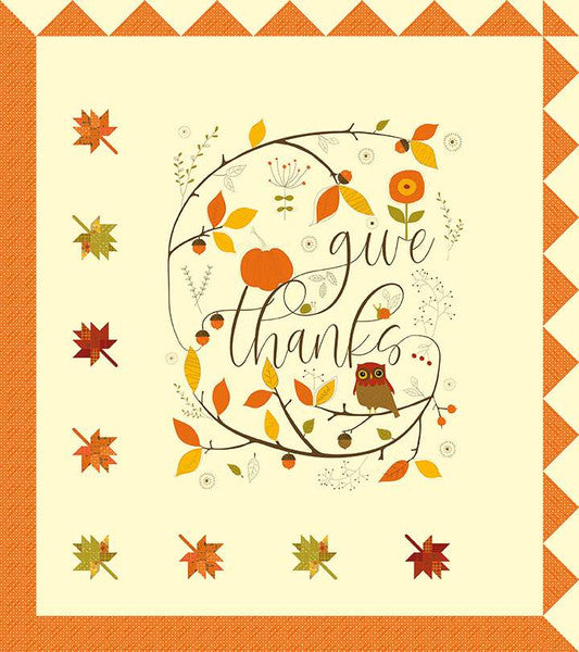 Give Thanks Panel Pattern from Sandy Gervais