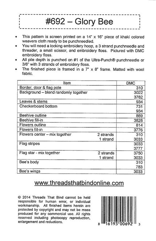 Glory Bee # TTB692 - Special Order