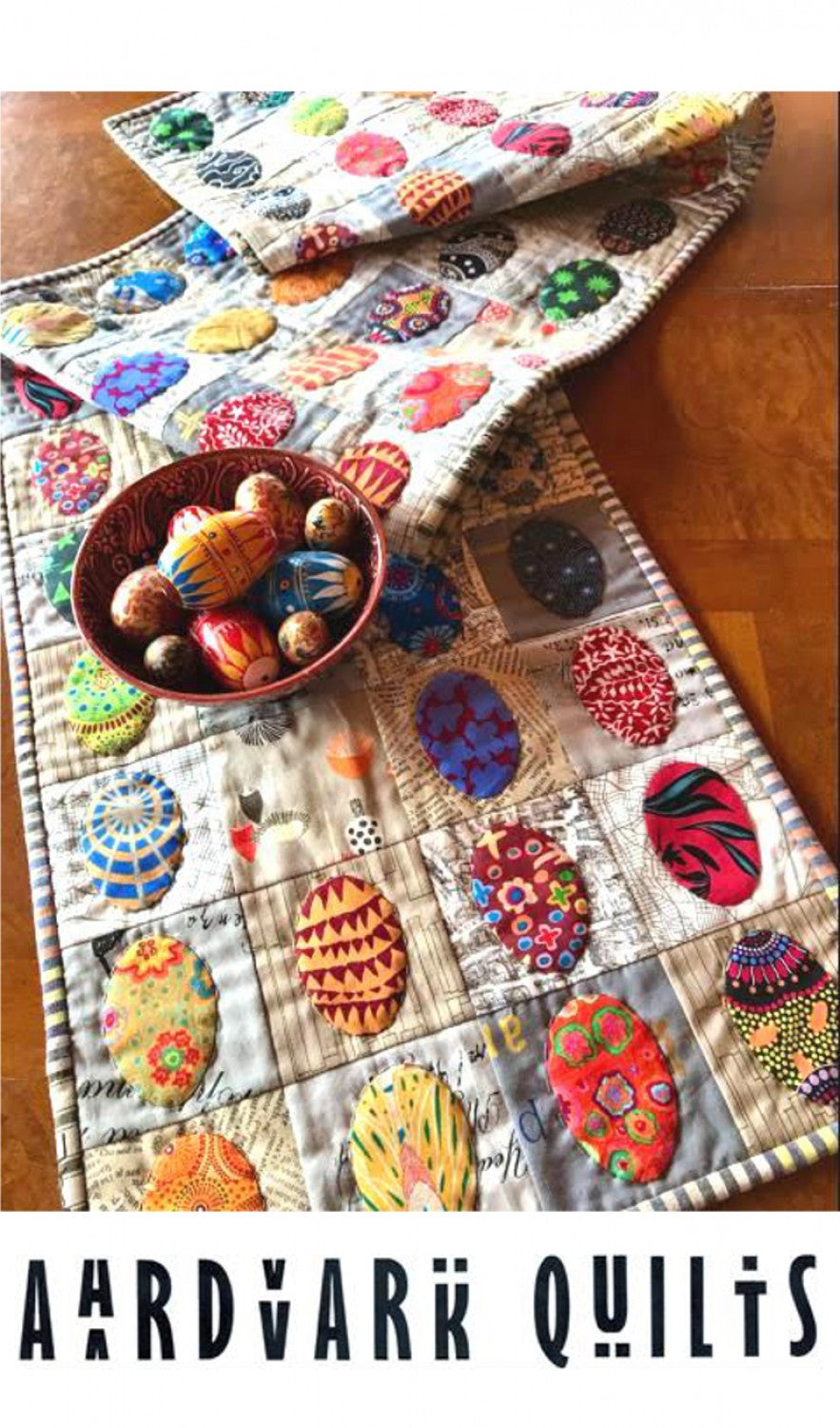 Glory to Ukraine Table Runner Pattern by Aardvark Quilts