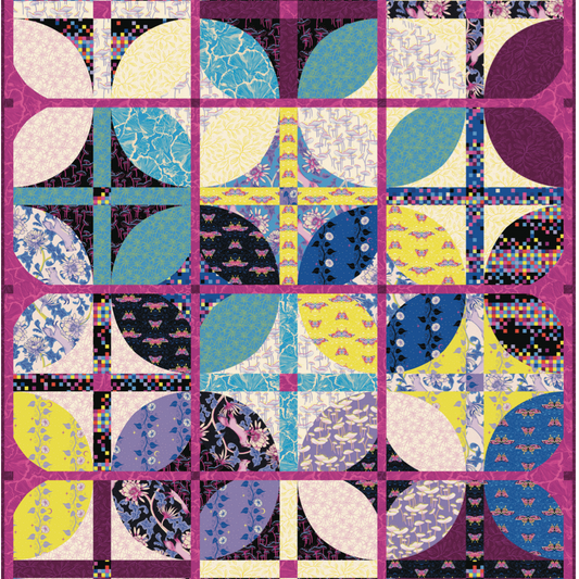 Glow Garden by Sarah Watts : Courtyard Quilt Kit