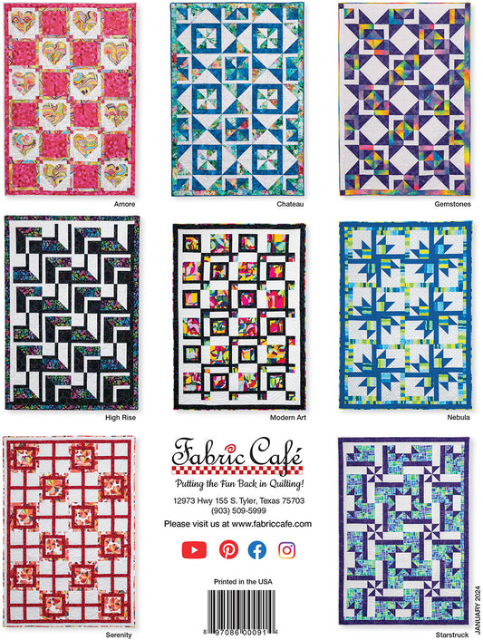 Go Bold With 3-Yard Quilts by Fabric Cafe