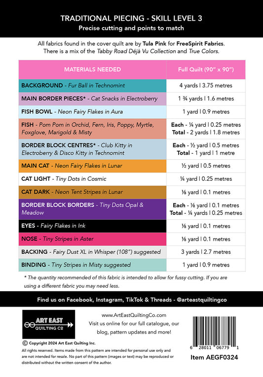 Gone Fishing Quilt Pattern by Art East Quilting Co