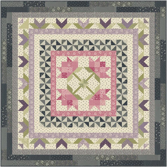 Goodnight Irene 1890-1920 by Betsy Chutchian : Lilacs and Roses Quilt Front Shop Sample