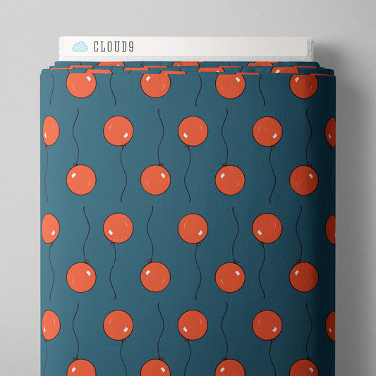 Goodnight Moon by Cloud9 Fabrics : Balloon Teal 227862