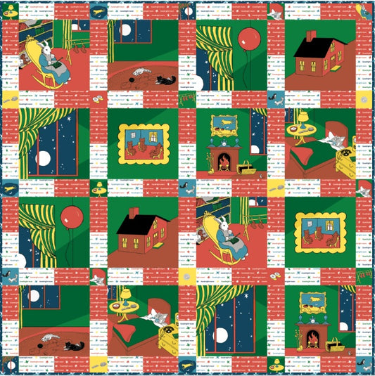 Goodnight Moon by Cloud9 Fabrics : Boxed In Quilt Kit